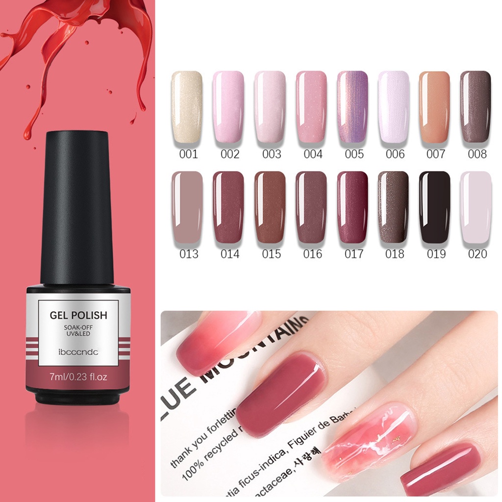 Sơn Móng Tay Gel UV 7ML DIY Thời Trang Chất Lượng Cao