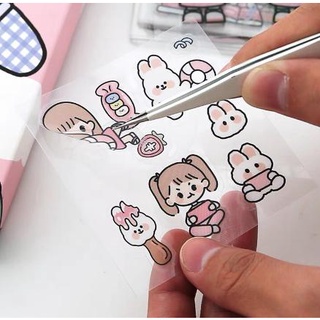 1 miếng dán sticker siêu đáng yêu