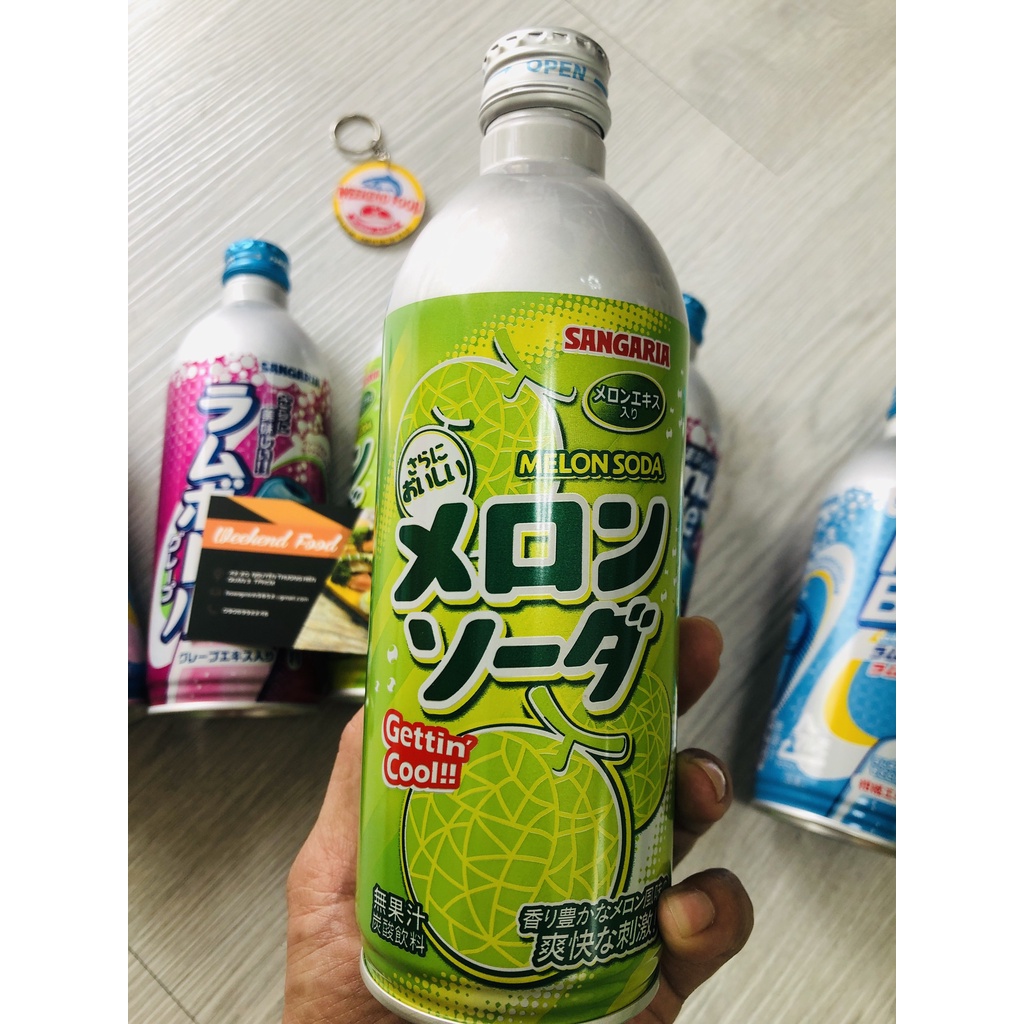 [HÀNG NHẬT BẢN] Nước giải khát soda Nhật Bản vô thơm ngon có 3 mùi vị: tự nhiên, dưa lưới, nho [GIAO HỎA TỐC TPHCM]