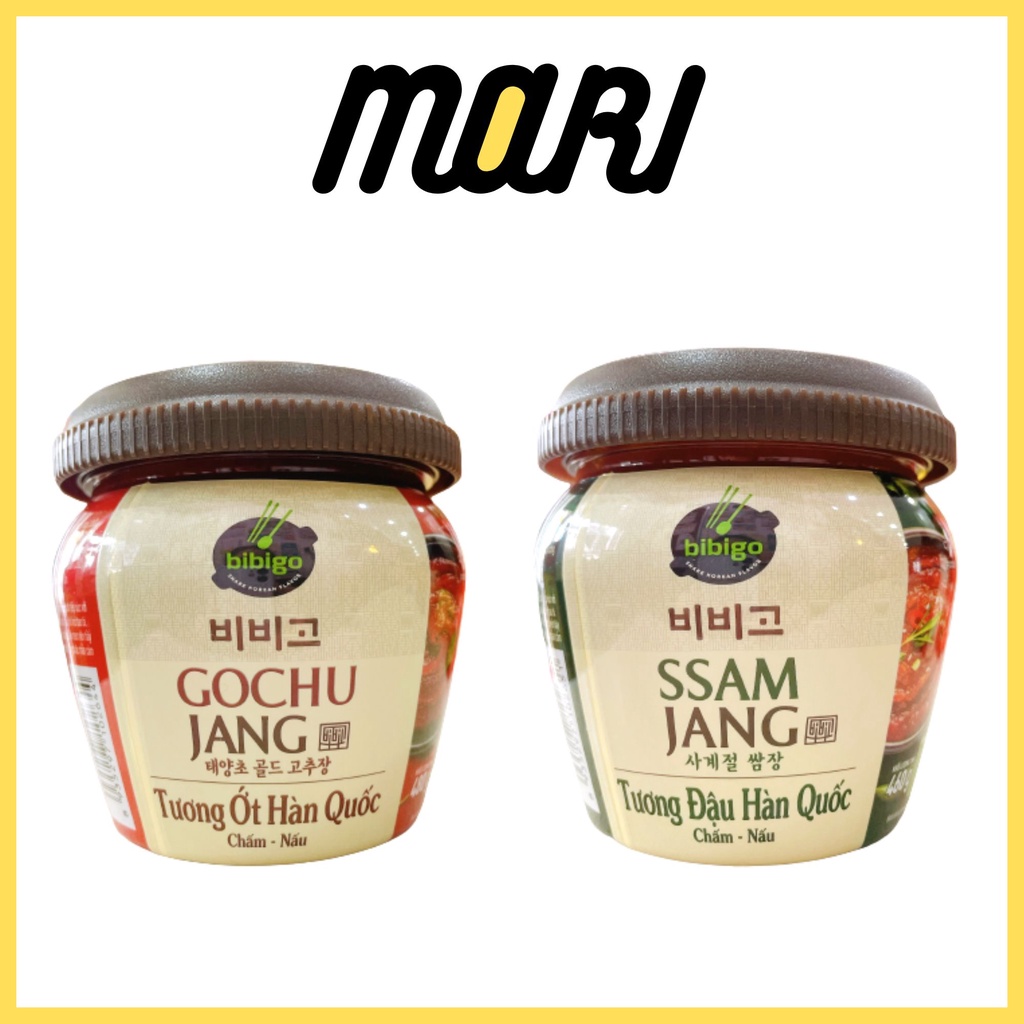 Tương ớt gochujang, tương đậu ssamjang chấm thịt nướng Bibigo 460g, 480g