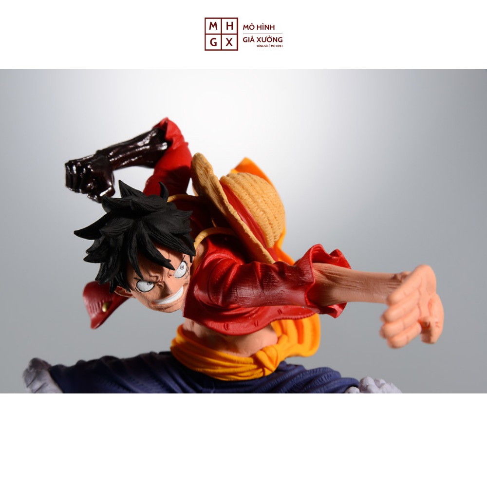 Mô hình Luffy mũ rơm One Piece sử dụng haki vũ trang Cao 20cm - Mô Hình Figure Monkey D.Luffy Vua Hải Tặc