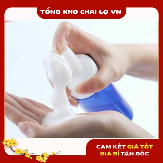 Chai Chiết Mĩ Phẩm ❤ SIÊU RẺ ❤ Chai tạo bọt massage 100ml,150ml chiết mỹ phẩm , phụ kiện du lịch