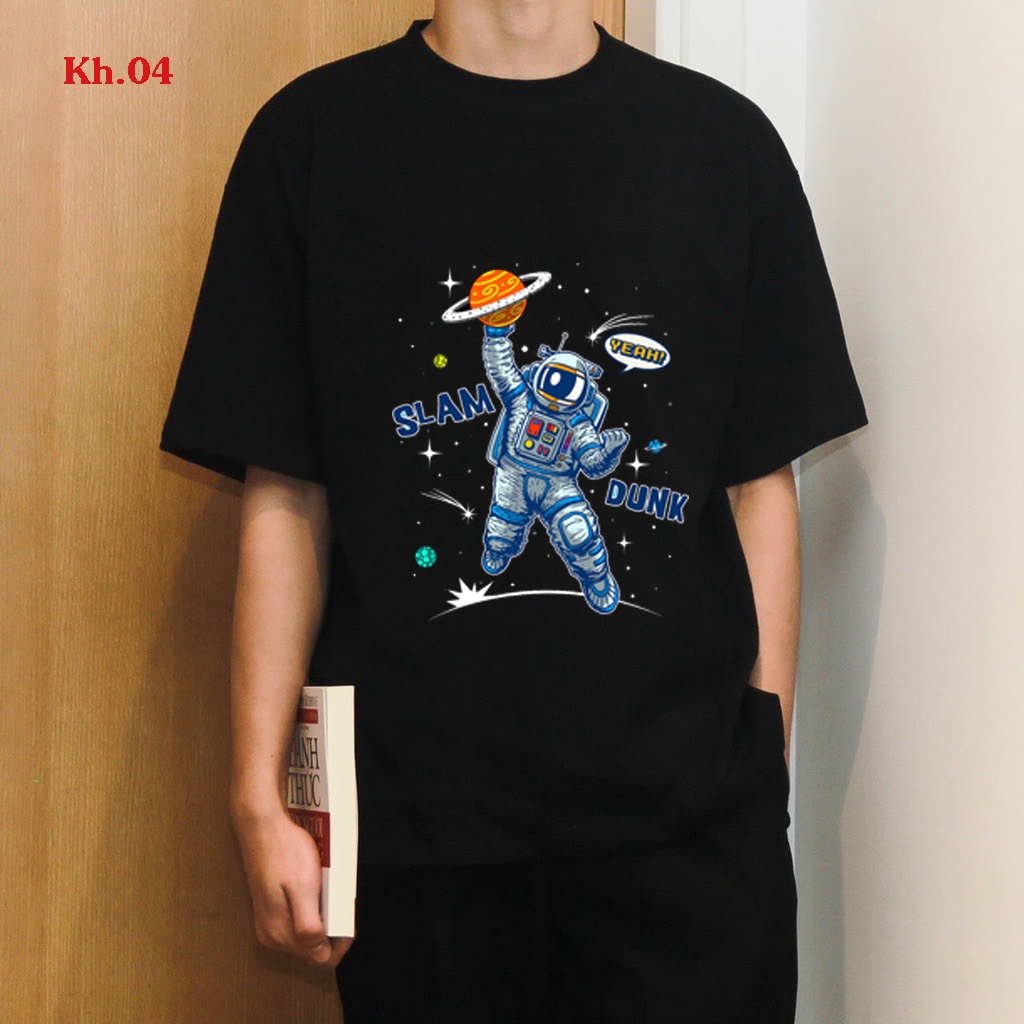 Áo Thun Nam Nữ TRƠN UNISEX Simple Form Rộng Tay Lỡ - Kiểu áo phông nam nữ thun Cotton co dãn Khải Hoàng