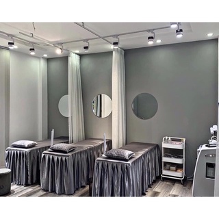Ga/ drap phi lụa cho giường spa, nối mi