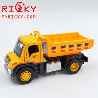 Mô hình xe ben chở đất - xe ben công trình