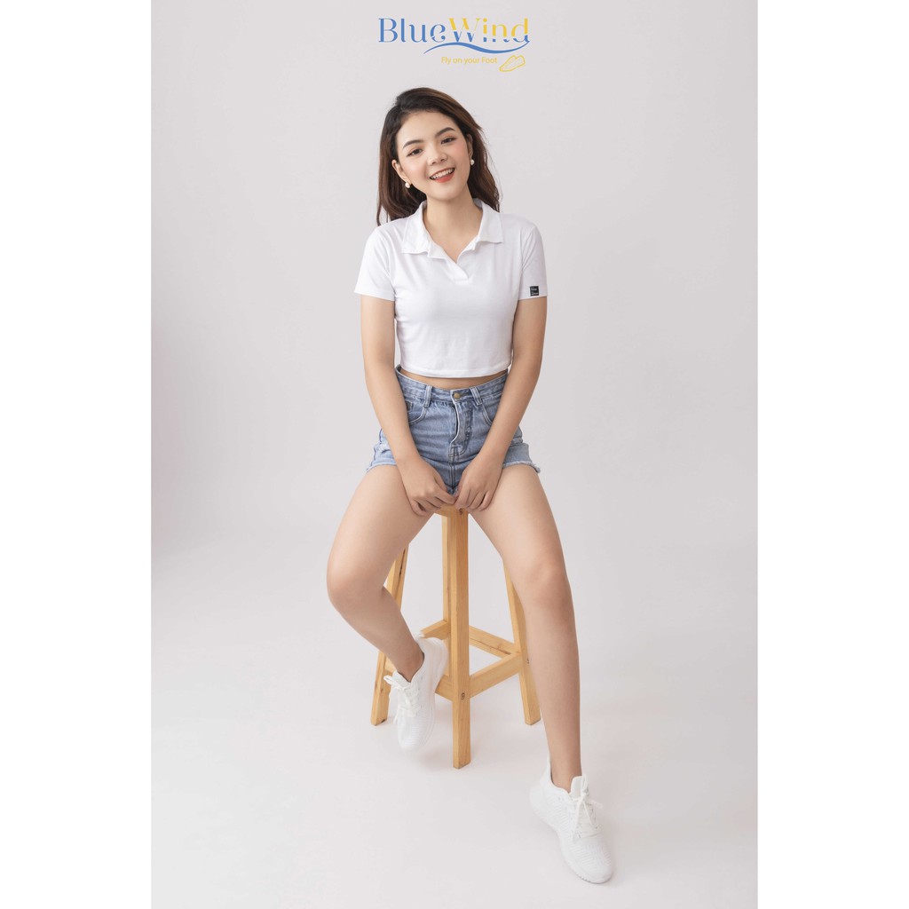 Giày Thể Thao Nữ Đế Cao Giày Vải Nữ Kiểu Dáng Hàn Quốc BLUEWIND 68733 | BigBuy360 - bigbuy360.vn