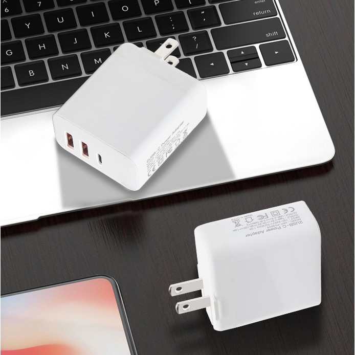 Cốc Sạc 30w 3 Cổng Usb 3.0