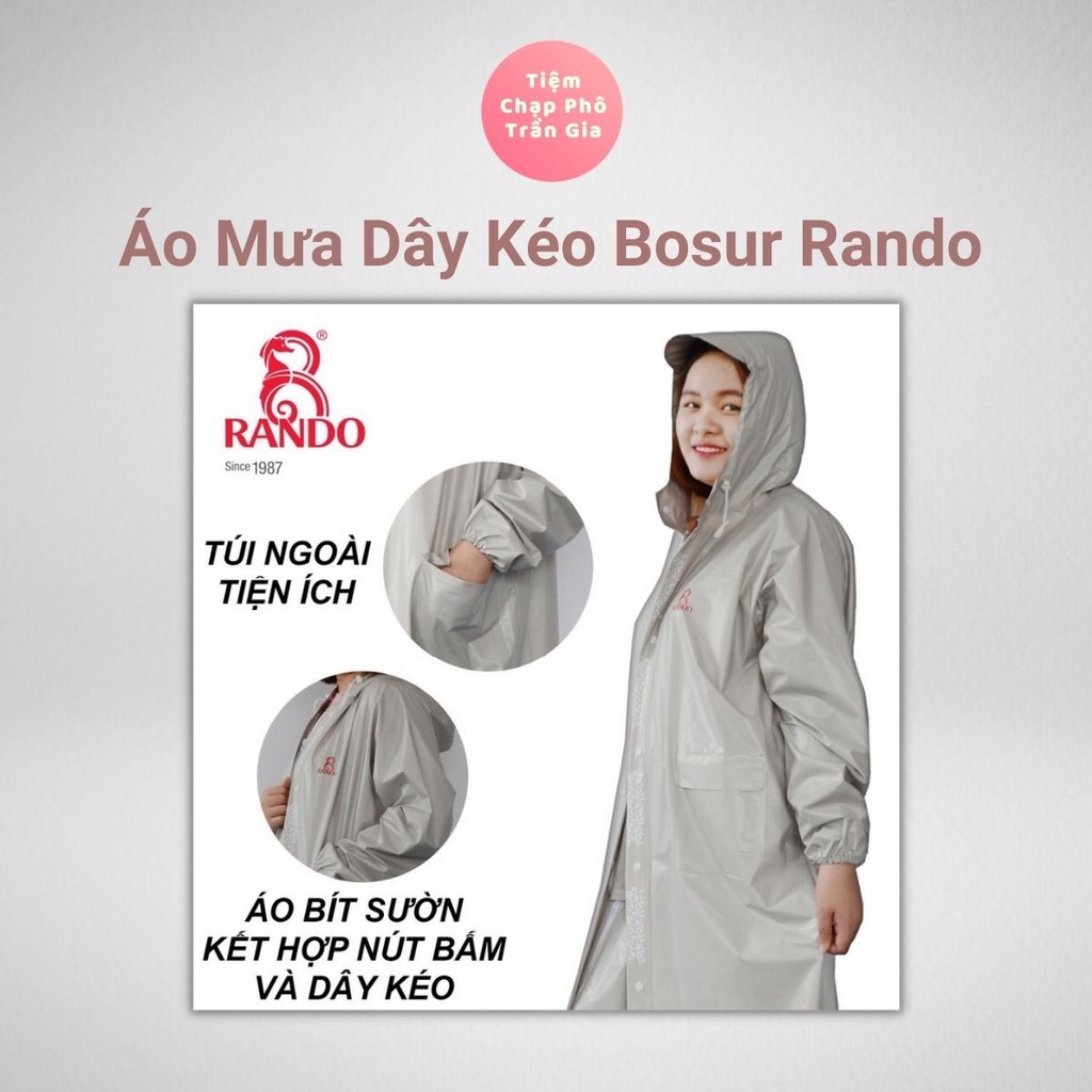 ÁO MƯA DÂY KÉO BOSUR RANDO