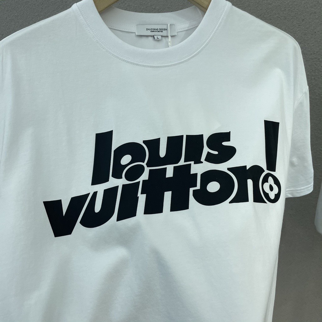 Áo thun Unisex,áo phông tay lỡ Louis Vuitton form rộng cực chất nam nữ