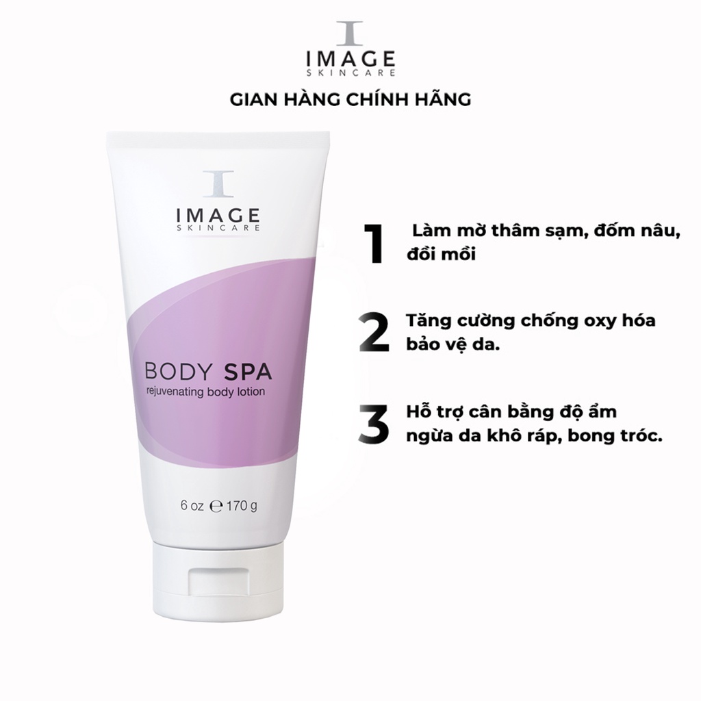 Kem dưỡng toàn thân Image Skincare Body Spa Rejuvenating Body Lotion trẻ hóa da 170gr