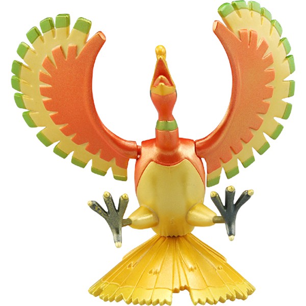 Mô hình Pokemon Ho-Oh Metallic của Takara TOMY Nhật Bản (Hiếm) - Hyper Size