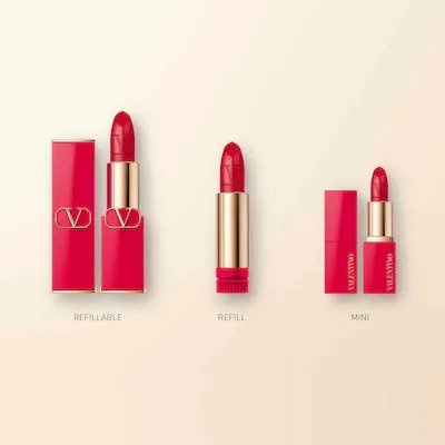 Son Rosso Valentino Satin Lipstick Mini 1g - 100r Roman Grace