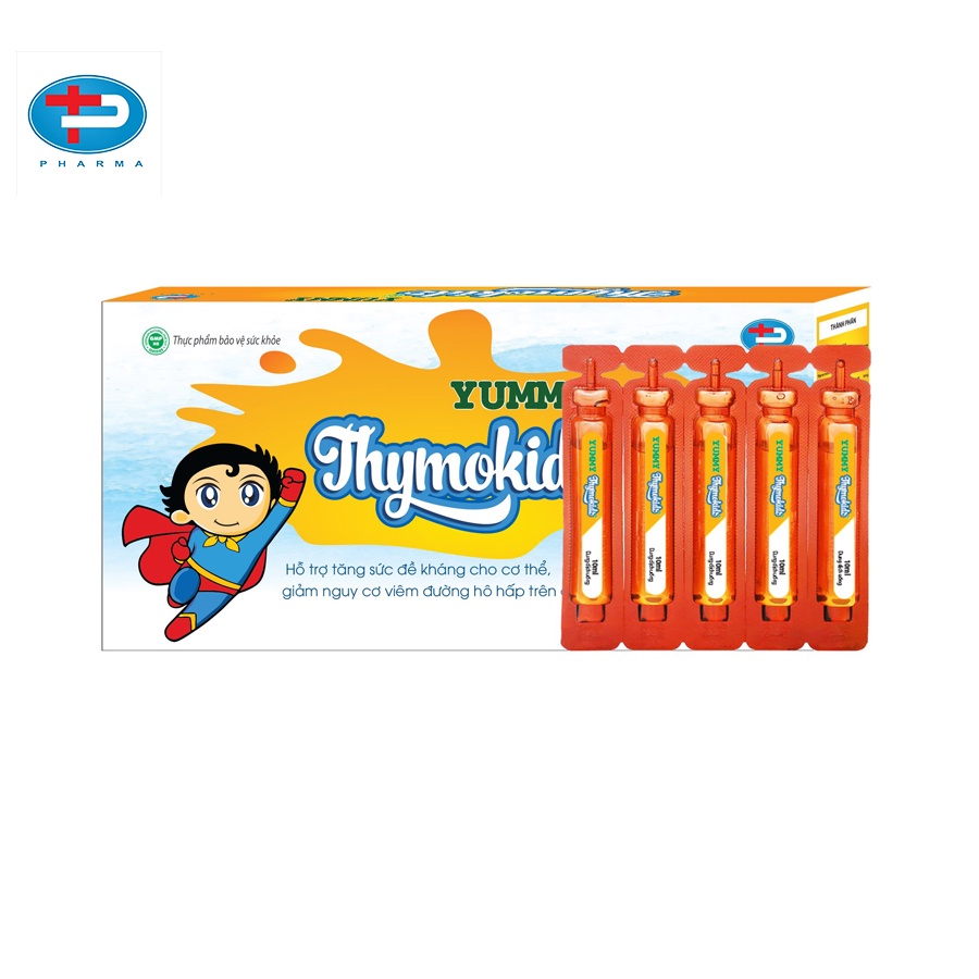 Siro YUMMY THYMOKIDS Hỗ Trợ Sức Đề Kháng Cho Cơ Thể TÂM PHÚC PHARMA Giảm Nguy Cơ Viêm Đường Hô Hấp