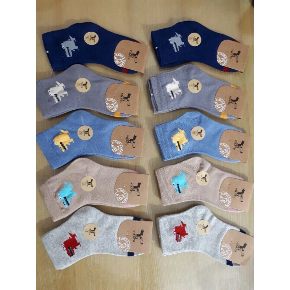 10 đôi tất trẻ em 1-10 tuổi (3 số).
