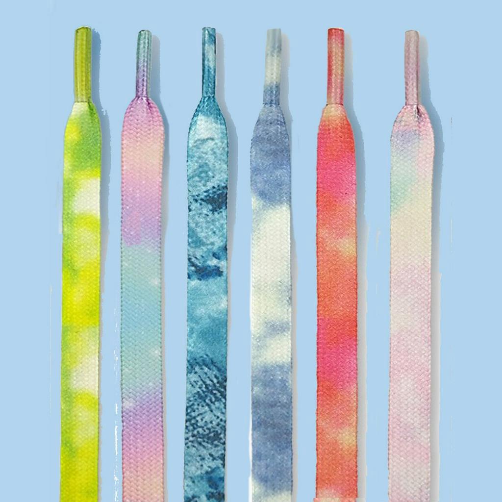 Hot Sale Air Force No. 1 Af1 Colorful Trendy Sex 1970S Tie-Dyed Shoelaces Aj1 Men's And Women's White Shoes Ins