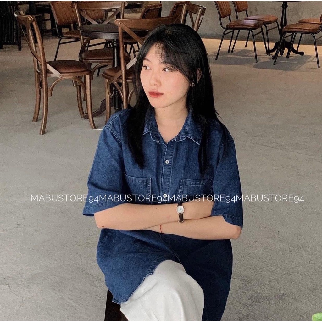 Áo Somi jean 2 túi mã 5037.5040 kiểu dáng Hàn quôc