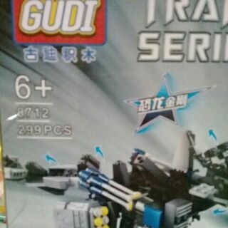 Lego transformers.299 khối. Chó robot.