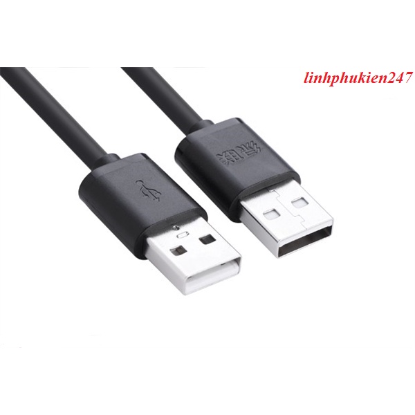 Cáp USB 2.0 2 đầu đực dài 0,5m chính hãng Ugreen UG-10308