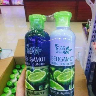 Bộ dầu gội - xả chanh bio way bergamot