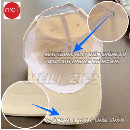 Mũ lưỡi trai Nón kết thêu chữ MARIA chất nỉ nhung cao cấp form unisex nam nữ