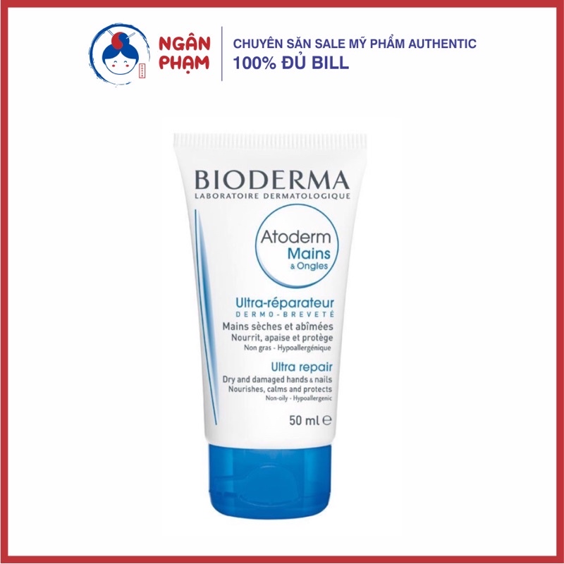 Kem dưỡng da tay Bio Atoderm Mains & Ongles 50ml
