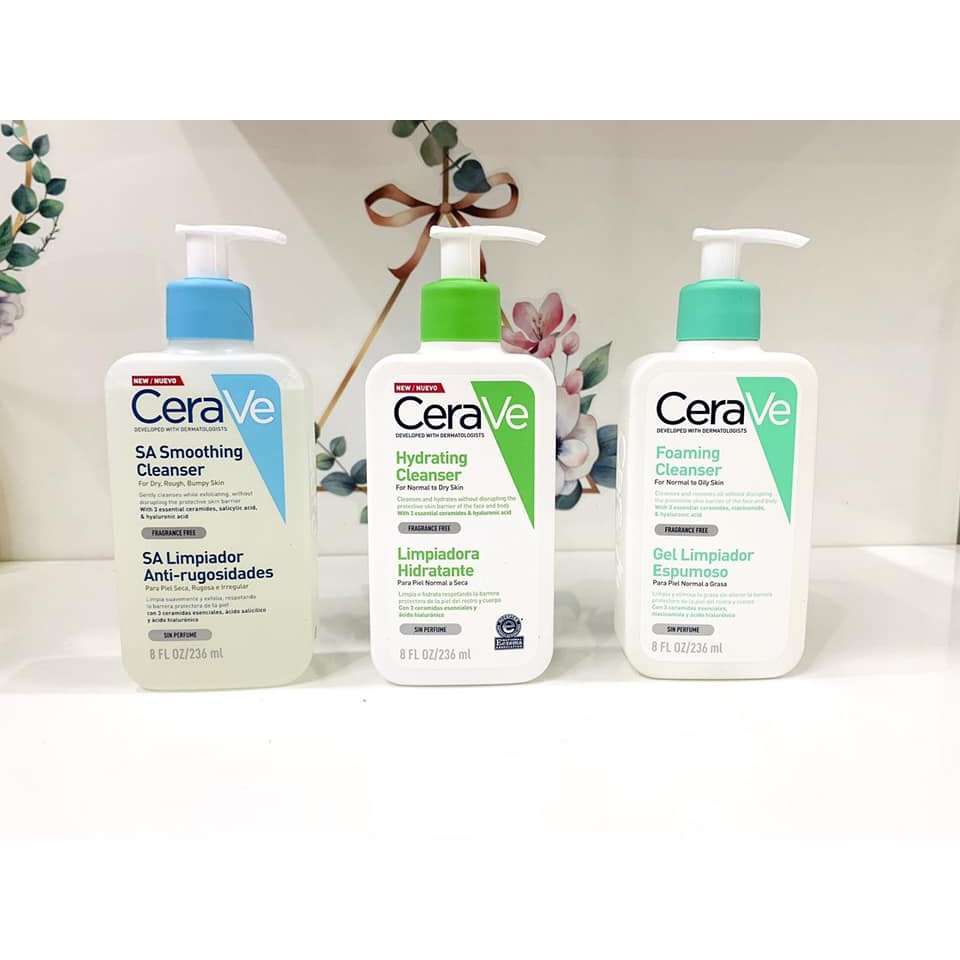 Sữa rửa mặt Cerave ĐỦ BILL ĐI AIR BẢN PHÁP