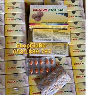 Calcium Natural bổ sung canxi Chống Còi Xương, Loãng Xương, kém phát triển,ngăn ngừa thoát hóa