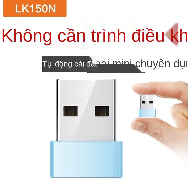 Không có trình điều khiển Thẻ mạng không dây USB máy tính xách tay máy tính nhận tín hiệu mạng bộ phát bên ngoài