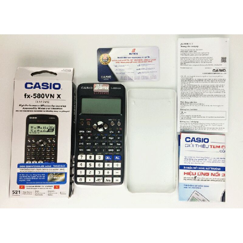 [CAM KẾT CHÍNH HÃNG] Máy tính casio 580 VNX