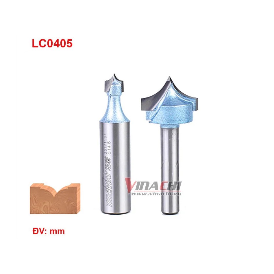 Mũi Soi Mũi Tên Tideway LC0405 - Mũi Soi Mũi Tên Dùng Để Phay Rãnh Soi Phào Chỉ Độ Chính Xác Cao