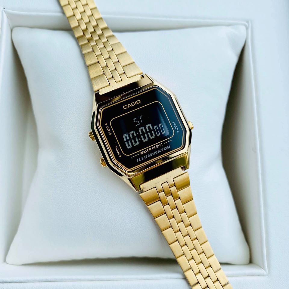 Đồng hồ Nữ Casio LA680 GOLD - FullBox - Hàng chính hãng (BẢO HÀNH 1 NĂM)