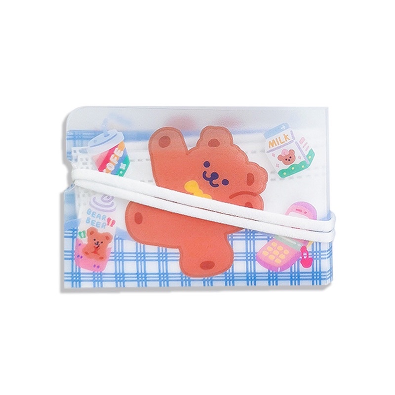 KẸP NHỰA PP GIỮ KHẨU TRANG MILK BEAR