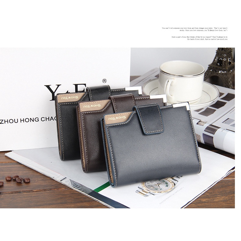 Ví Nam Hàng Hiệu Baellerry nhỏ gọn nhiều ngăn - D1282