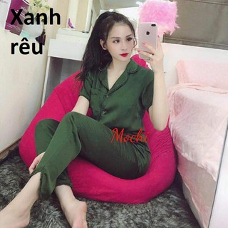 Đồ bộ ngủ mặc nhà Satin lụa cao cấp