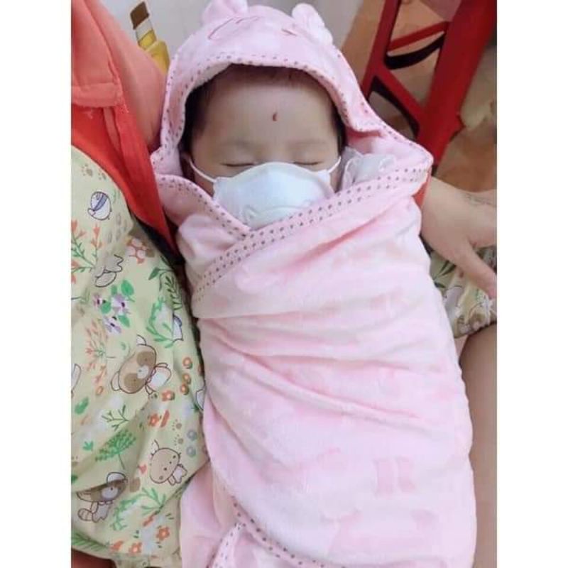 khấu trang gấu cho bé sơ sinh đến 2 tuổi (1 sét 3 chiếc 1 gói)