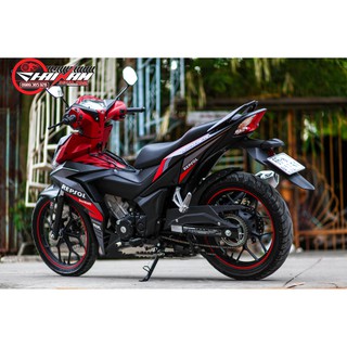 Tem Xe Winner 150 Đen Viền Đỏ