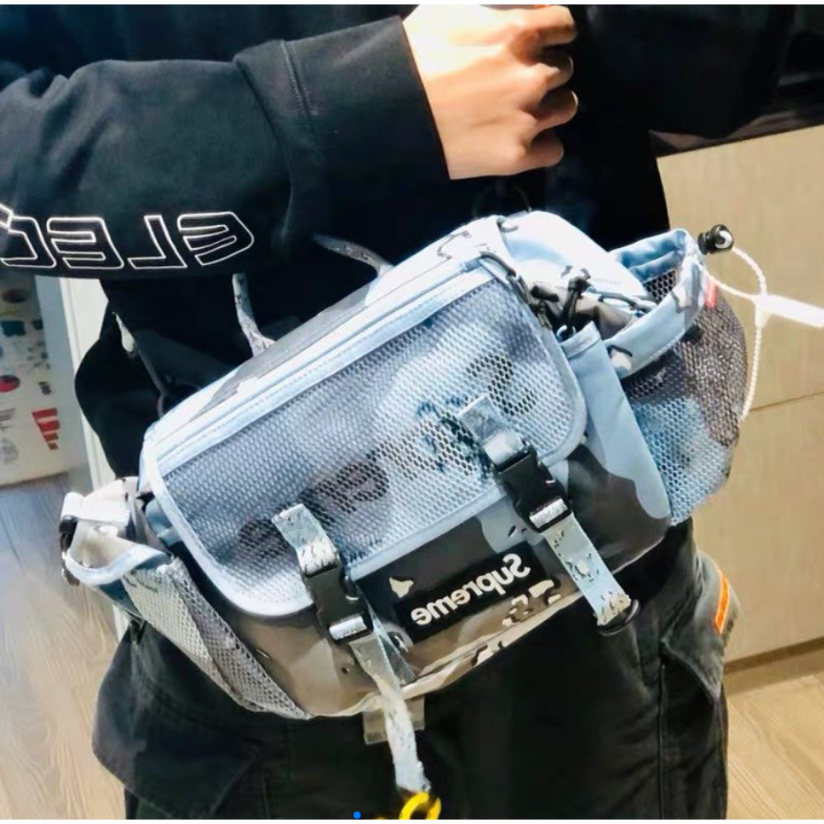 Túi đeo chéo FW19 in chữ Supreme thời trang năng động