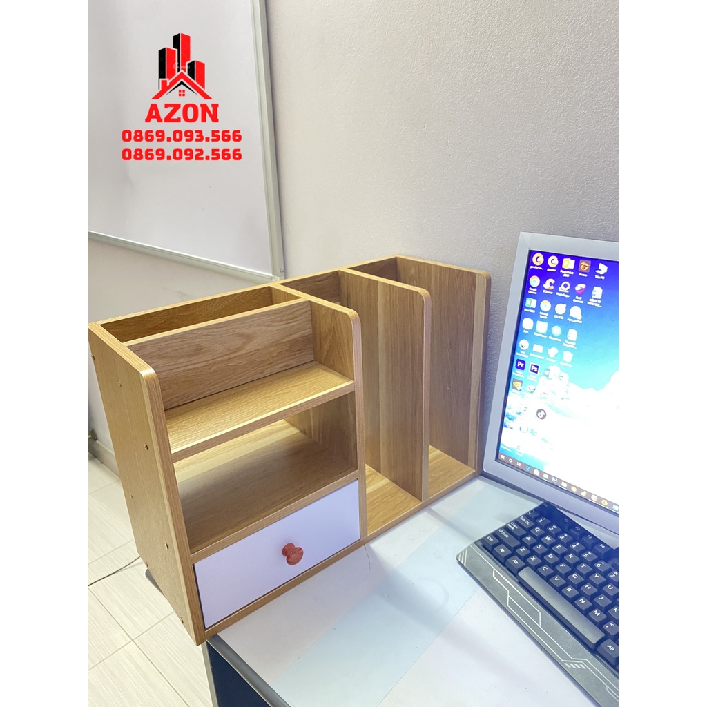 KỆ SÁCH, KỆ SÁCH ĐỂ BÀN, HỒ SƠ VÀ TÀI LIỆU VĂN PHÒNG SIZE 50x20x34cm