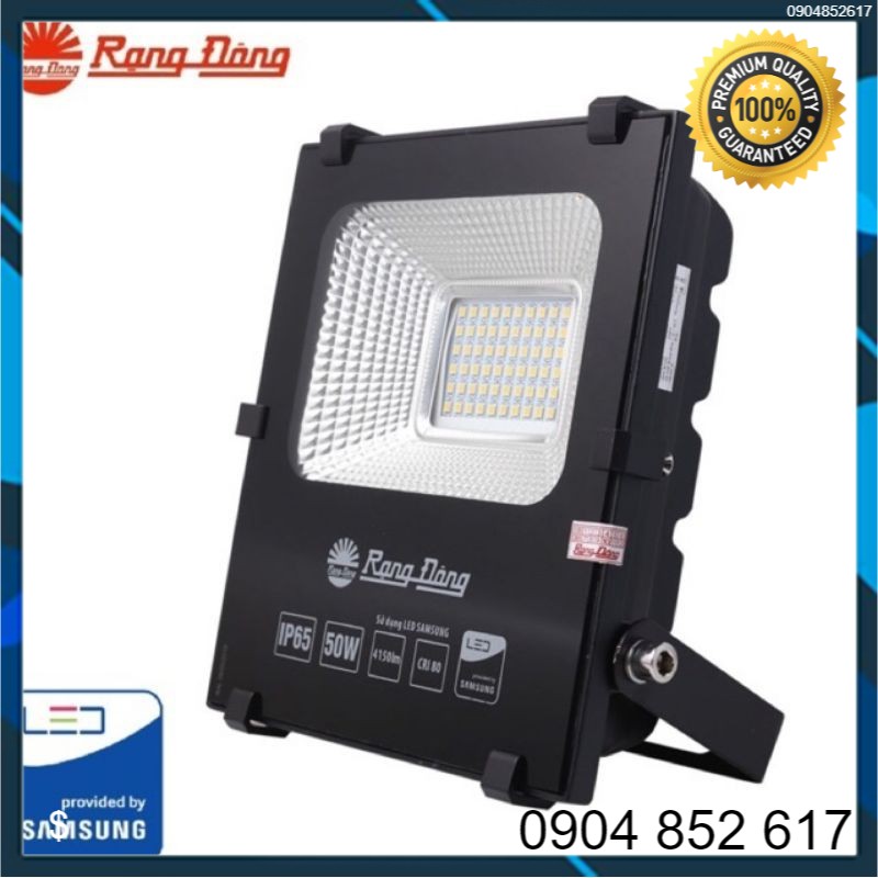 Đèn pha LED 50W Rạng Đông IP 65, chống bụi, chống nước, chipLED Samsung