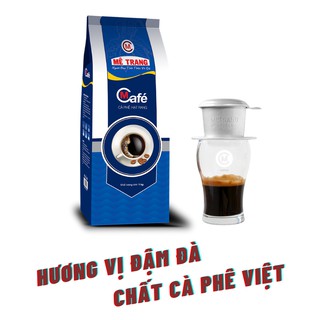 Cà phê pha phin, cà phê bột MCafe - Mê Trang, túi 1Kg cà phê bột & hạt