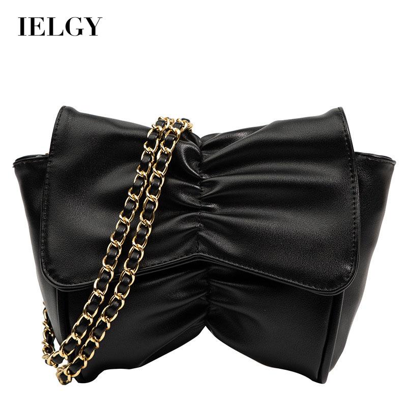 Túi Đeo Vai Phối Dây Xích Đính Nơ Thời Trang Cho Nữ