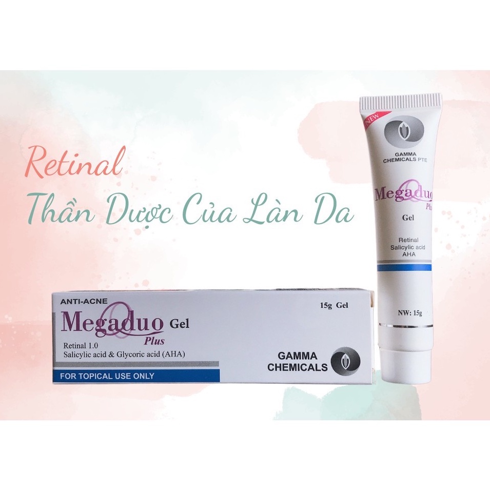 Gel Giảm Mụn Ẩn Và Thâm Gamma Megaduo Gel 15g - Bản Plus