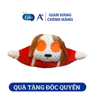 [Mã FMCG80 giảm 10% đơn từ 400K] [MKB Gift] Quà Tặng Enfa – Gối Đi Xe Máy Hình Cún Đỏ
