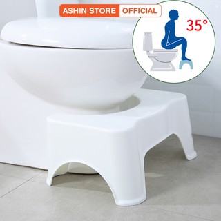 Ghế Đẩu Bằng Nhựa Dùng Trong Phòng Tắm Hỗ Trợ Ngồi Xổm Chống Táo Bón Cho Gia Đình