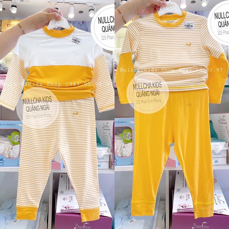 Bộ Bamboo cotton Nature wear mềm mát cho bé