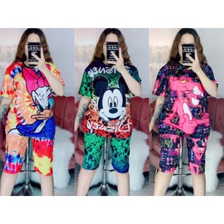 Đồ bộ lửng thun lạnh 3D chất 4 chiều quần có túi
