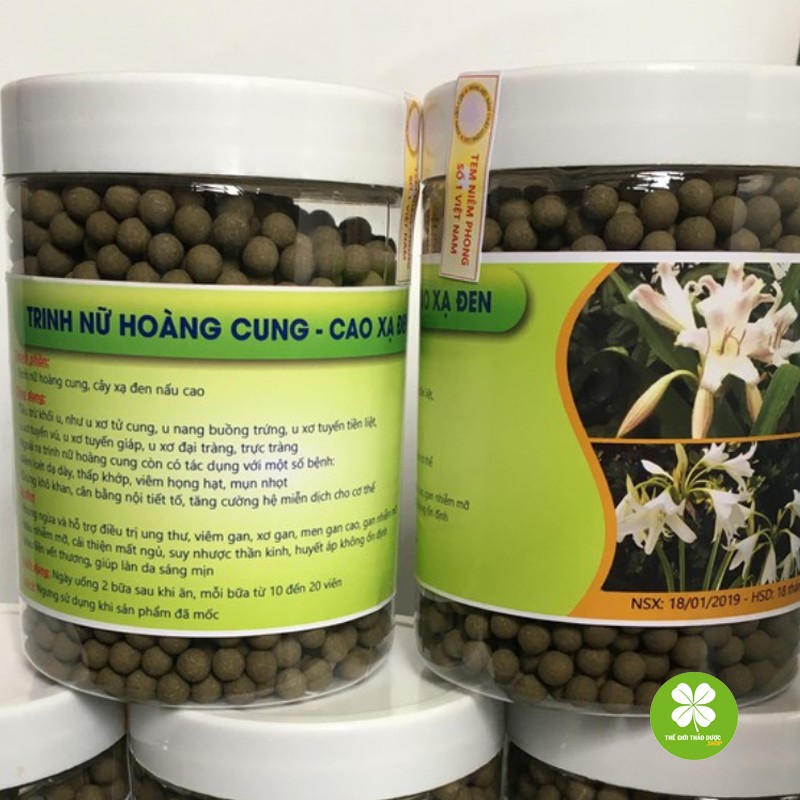 500gr viên trinh nữ hoàng cung cao xạ đen cao cấp có giấy chứng nhận ATTP - TD934