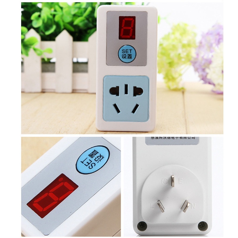 Công Tắc Hẹn Giờ Kỹ Thuật Số 220V Màn Hình LCD Tiết Kiệm Năng Lượng