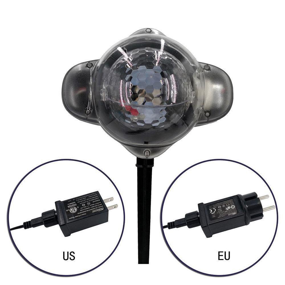 Đèn LED Chiếu Hình Tuyết Zaijie 24 Dùng Trang Trí Giáng Sinh