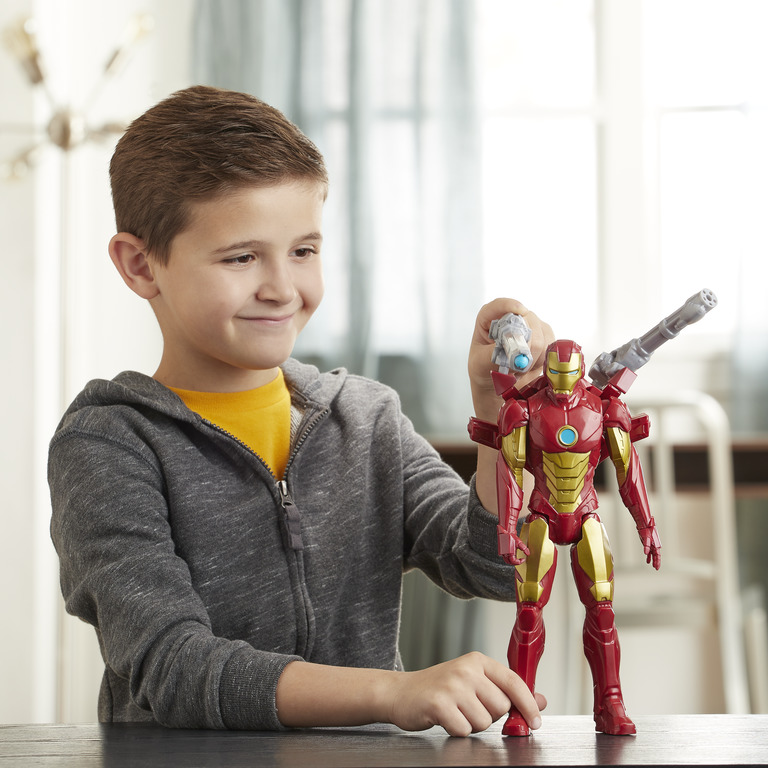 Đồ Chơi Mô Hình AVENGERS Siêu Anh Hùng Iron Man Tối Tân 30Cm E7380